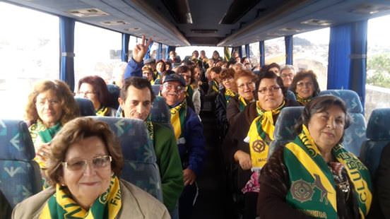 A Caminho... com boa disposição e muita cor