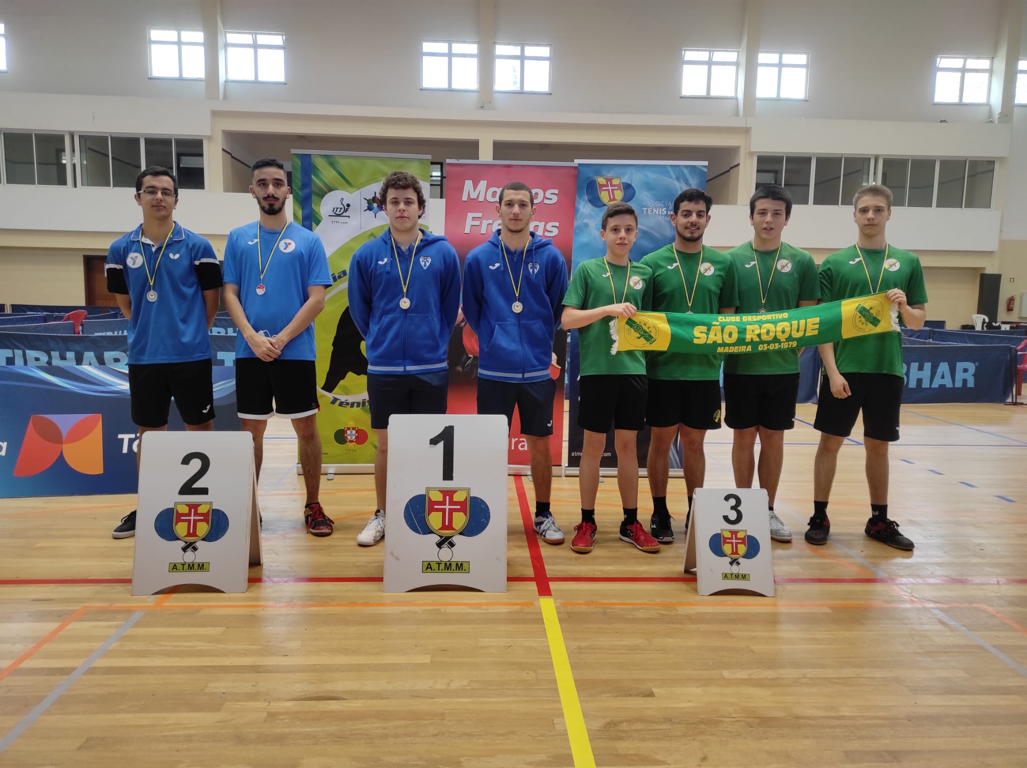 podio sub 21 masculinos