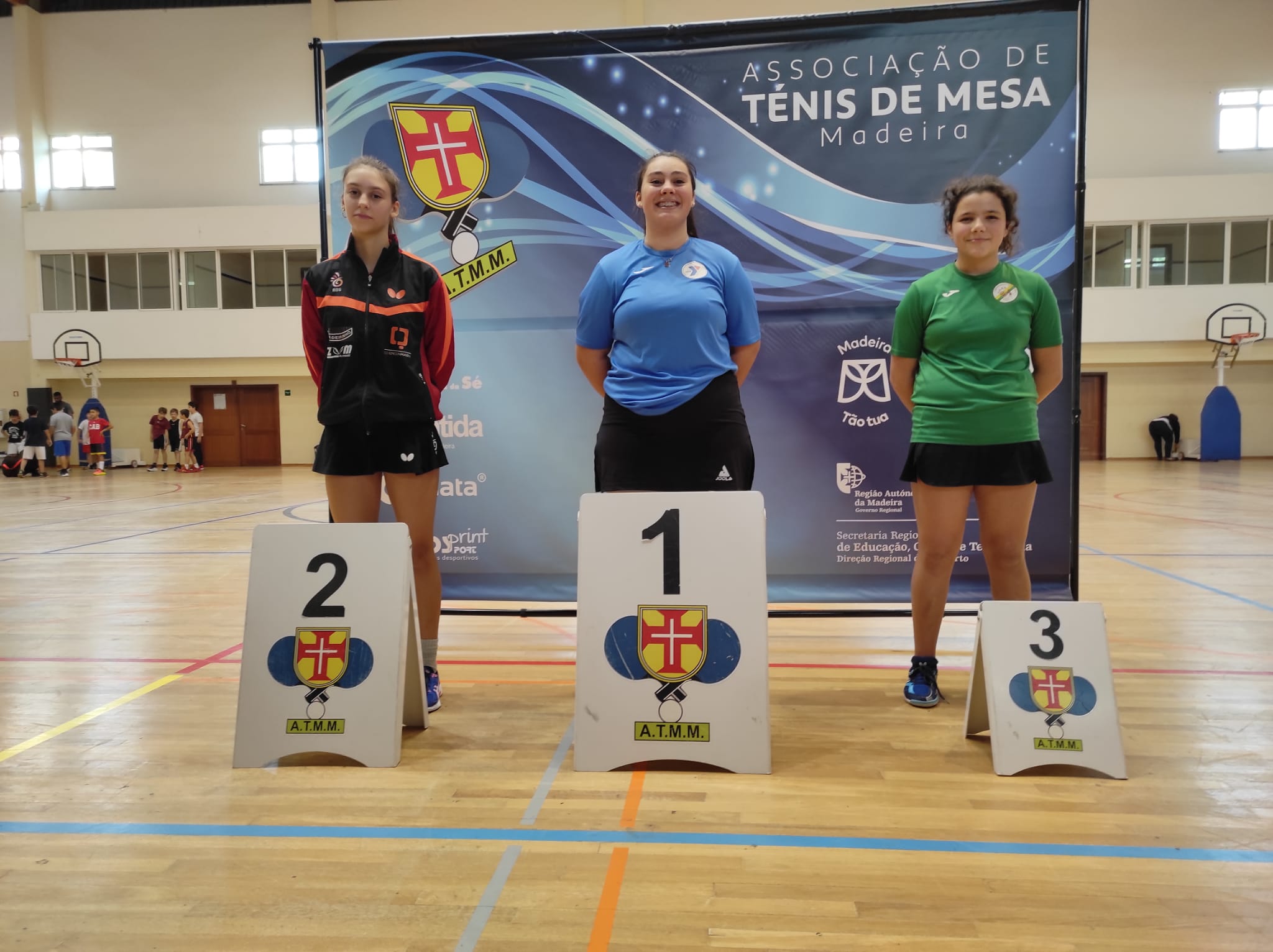 podio feminino