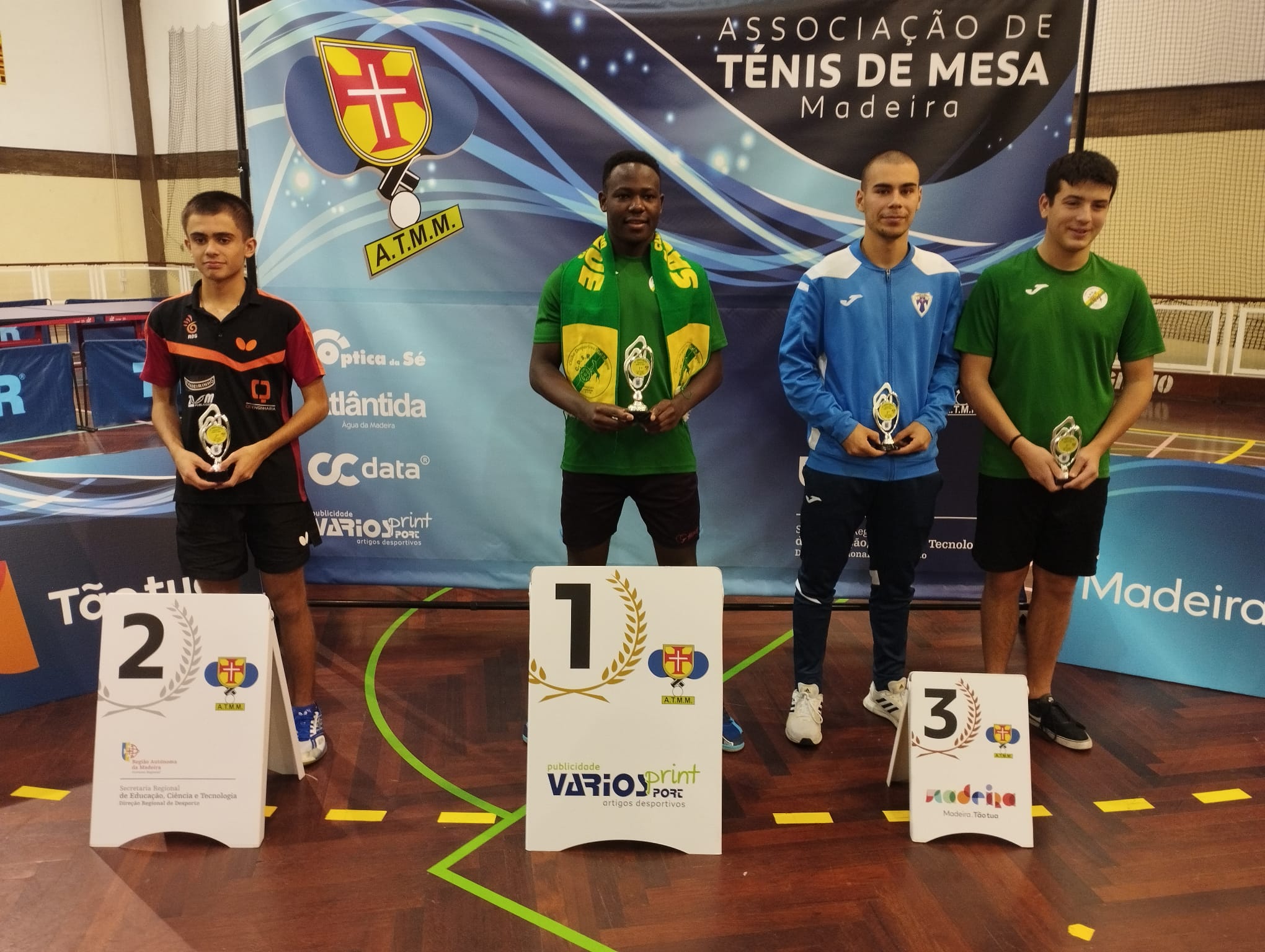 pódio sub 19 masculino